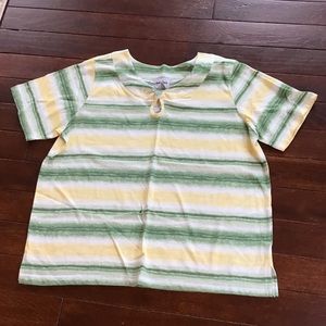 Green and yellow XL top from Bon Worth